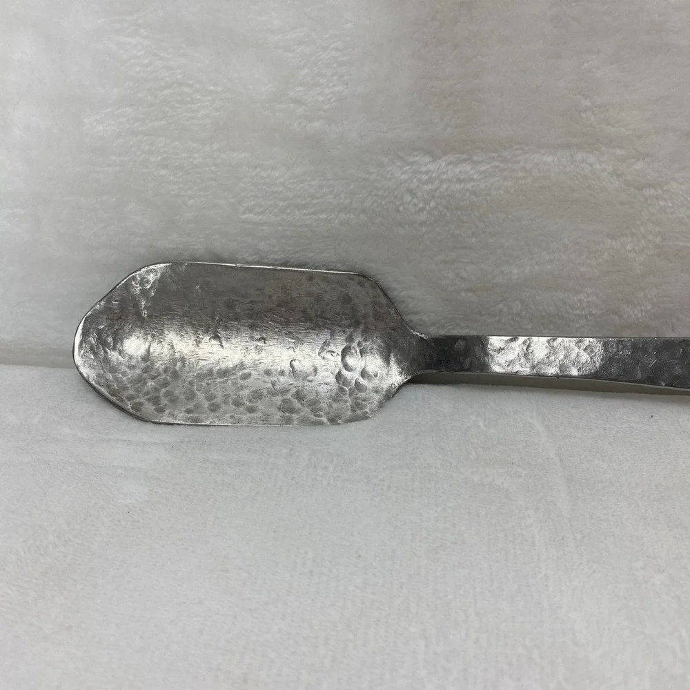 VTG Homemade Hammered Metal Spoon‎ Server Scoop Rustic Kitchen Utensil Farmhouse